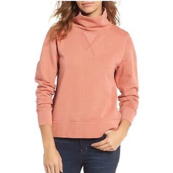 Madewell Sweaters - NWT Madewell slate grey cowl neck sweatshirt